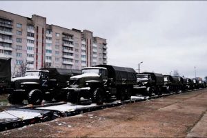эшелон техники РФ